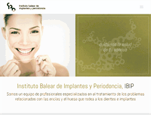 Tablet Screenshot of clinica-ibip.com